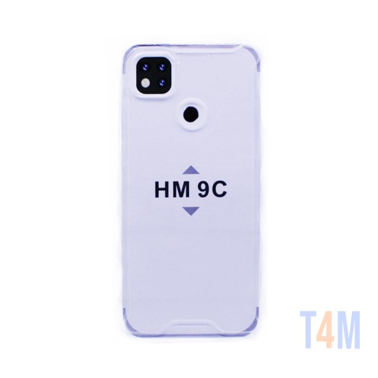 Capa de Silicone com Cantos Duras para Xiaomi Redmi 9C Transparente